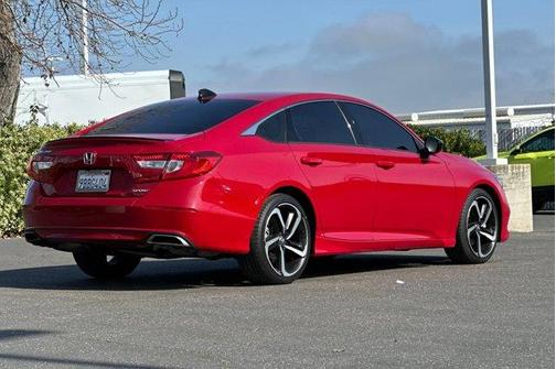 Red 2022 Honda Accord Sport 1.5T