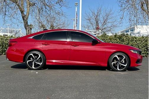 Red 2022 Honda Accord Sport 1.5T