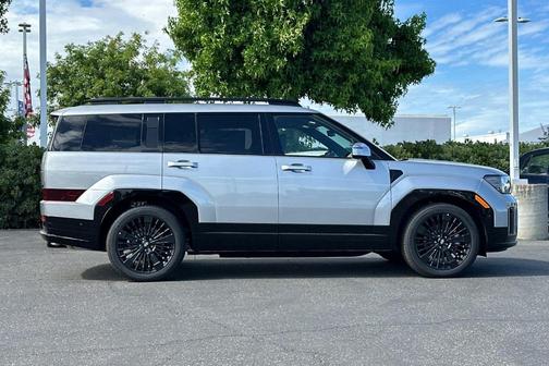 Shimmering Silver 2026 Hyundai SANTA FE HEV Calligraphy