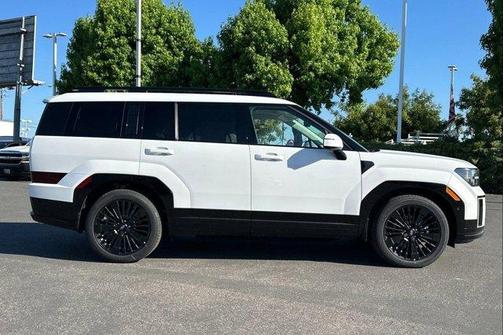 White 2026 Hyundai SANTA FE HEV Calligraphy