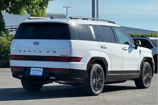 White 2026 Hyundai SANTA FE HEV Calligraphy