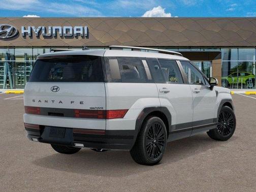 White 2026 Hyundai SANTA FE HEV Calligraphy