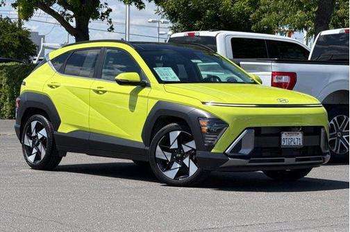 Yellow 2025 Hyundai KONA Limited