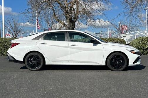 White 2026 Hyundai ELANTRA SEL SPORT PREMIUM