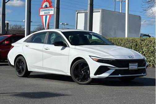 White 2026 Hyundai ELANTRA SEL SPORT PREMIUM