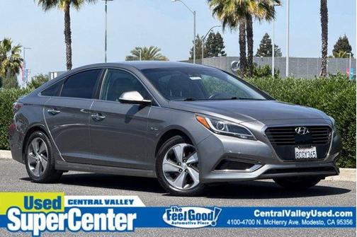 Metropolis Gray 2017 Hyundai Sonata Plug-In Hybrid Limited