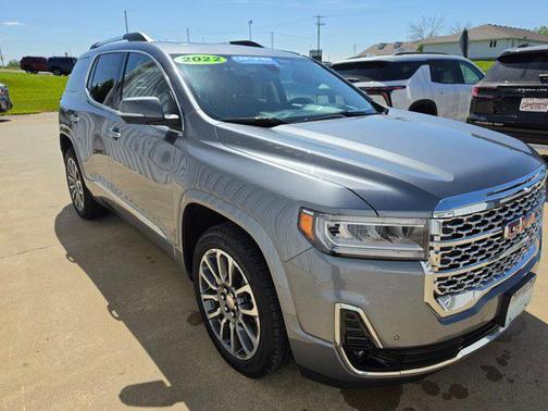 Satin Steel Metallic 2022 GMC Acadia Denali