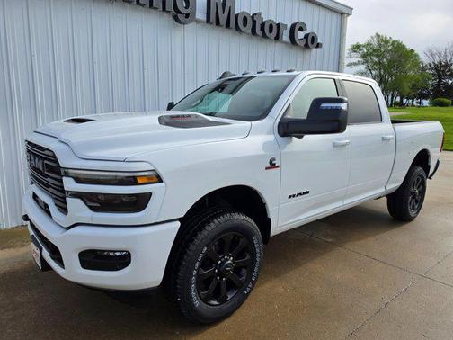 Bright White Clearcoat 2026 RAM 2500 Laramie Crew Cab 4x4 6'4' Box