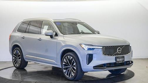 Vapour Grey 2026 Volvo XC90 Plus, B6 AWD Gas (mild hybrid), Gasoline, Bright, 7 Seats