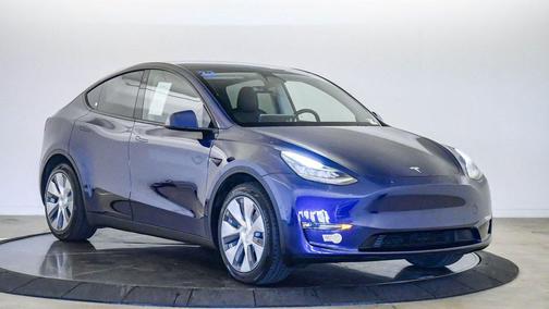 Blue 2022 Tesla Model Y Long Range Dual Motor All-Wheel Drive