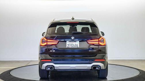 Black Sapphire Metallic 2023 BMW X3 sDrive30i