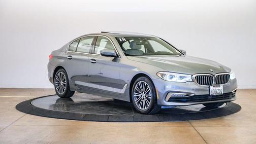 Bluestone Metallic 2018 BMW 540 540i