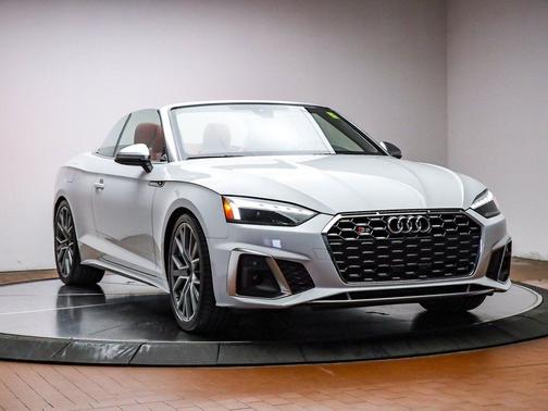 Glacier White Metallic/Black Roof 2022 Audi S5 Premium Plus TFSI quattro Tiptronic