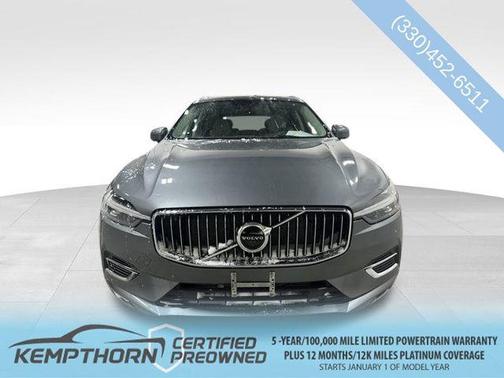 Gray Metallic 2021 Volvo XC60 Recharge Plug-In Hybrid T8 Inscription Expression