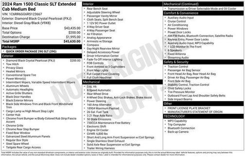2024 RAM 1500 Classic SLT