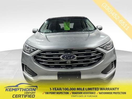 Silver 2020 Ford Edge Titanium