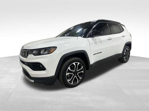 Bright White Clearcoat 2023 Jeep Compass Limited