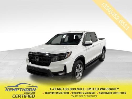 Platinum White Pearl 2025 Honda Ridgeline RTL