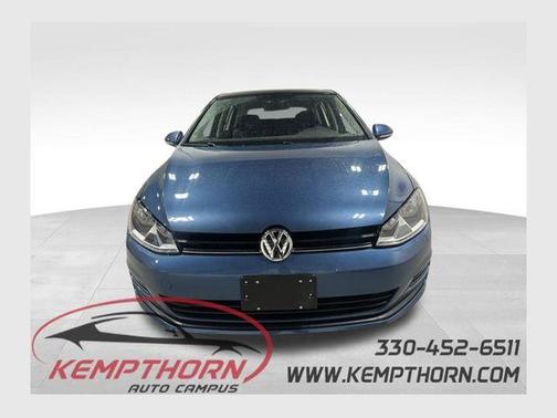 Silk Blue Metallic 2016 Volkswagen Golf TSI S 4-Door