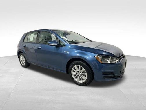 Silk Blue Metallic 2016 Volkswagen Golf TSI S 4-Door