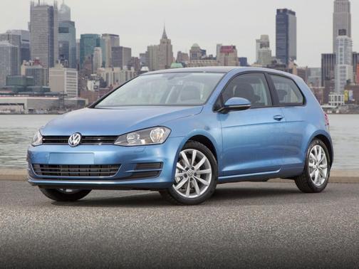 Silk Blue Metallic 2016 Volkswagen Golf TSI S 4-Door