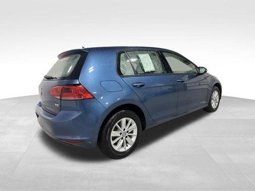 Silk Blue Metallic 2016 Volkswagen Golf TSI S 4-Door