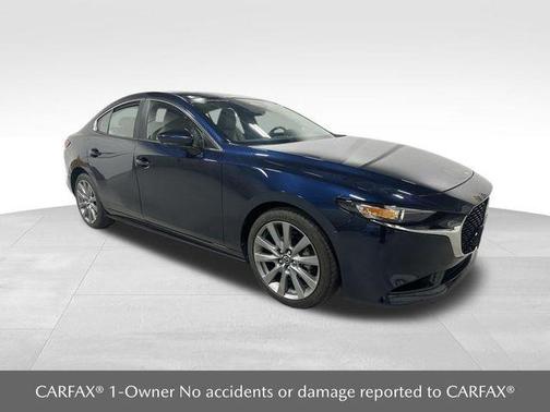 Deep Crystal Blue Mica 2024 Mazda Mazda3 FWD w/Preferred Package