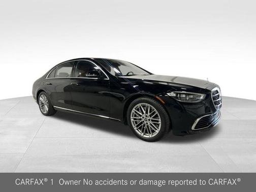 Black 2021 Mercedes-Benz S-Class S 580 4MATIC