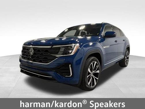 Mountain  Lake Blue 2025 Volkswagen Atlas Cross Sport 2.0T SEL Premium R-Line