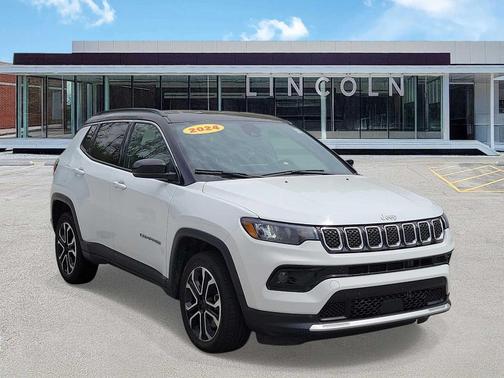 Bright White Clearcoat 2024 Jeep Compass Limited