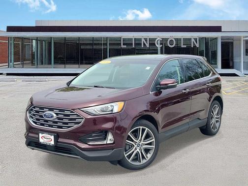 Burgundy Velvet Metallic Tinted Clearcoat 2020 Ford Edge Titanium