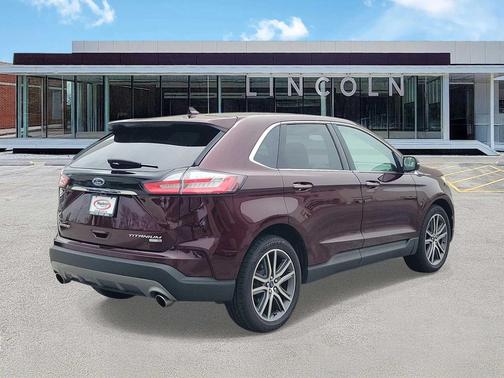 Burgundy Velvet Metallic Tinted Clearcoat 2020 Ford Edge Titanium