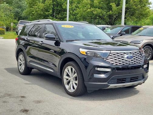 Agate Black Metallic 2023 Ford Explorer Platinum