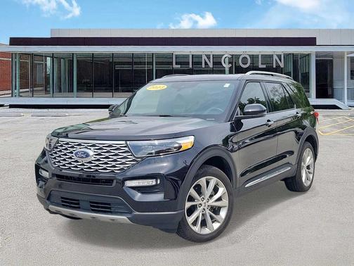 Agate Black Metallic 2023 Ford Explorer Platinum