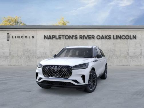 Pristine White Metallic Tri-Coat 2026 Lincoln Aviator Reserve AWD