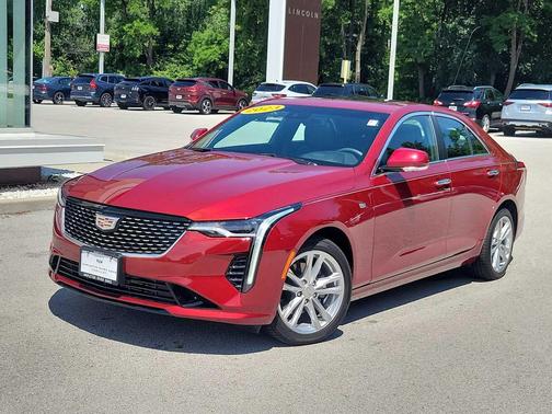 Radiant Red Tintcoat 2023 Cadillac CT4 Luxury