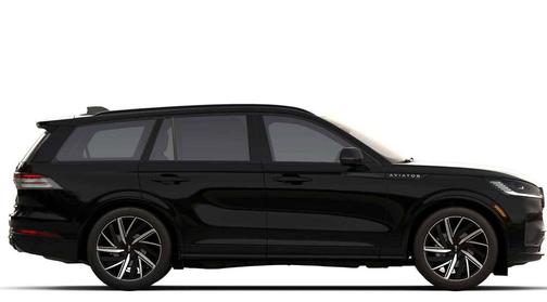 Infinite Black Metallic Clearcoat 2026 Lincoln Aviator Black Label AWD