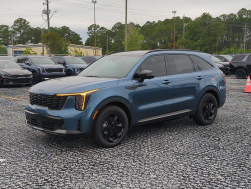 Mineral Blue 2026 Kia Sorento Hybrid SX Prestige