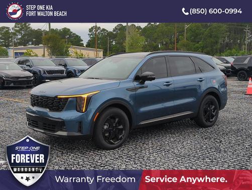 Mineral Blue 2026 Kia Sorento Hybrid SX Prestige