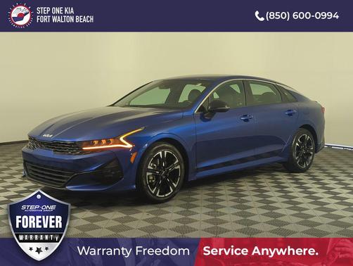 Sapphire Blue 2022 Kia K5 GT-Line