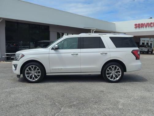 White Platinum Metallic Tri-Coat 2019 Ford Expedition Platinum