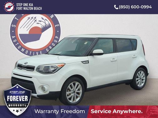 Clear White 2018 Kia Soul +
