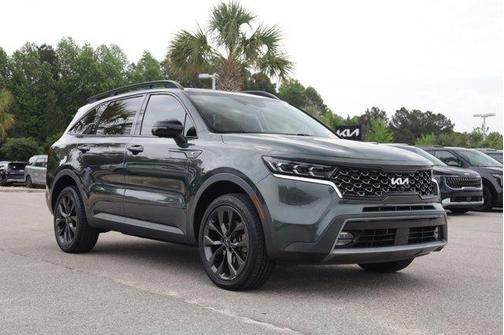 Aruba Green 2022 Kia Sorento SX Prestige