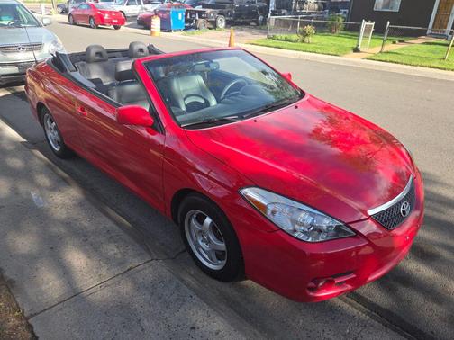 Red 2008 Toyota Camry Solara SLE