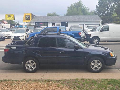 Mystic Blue Pearl/Silver Stone Metallic 2003 Subaru Baja Sport