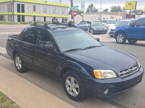 Mystic Blue Pearl/Silver Stone Metallic 2003 Subaru Baja Sport