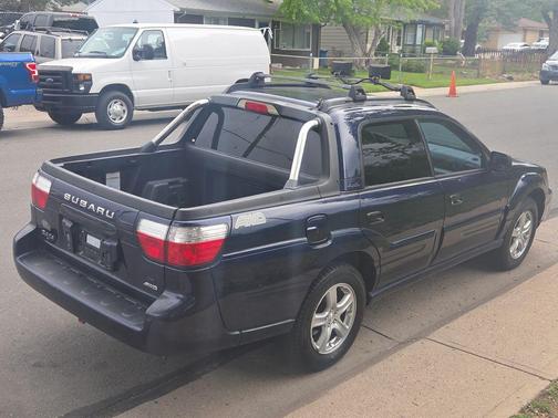 Mystic Blue Pearl/Silver Stone Metallic 2003 Subaru Baja Sport