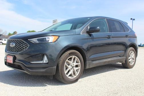 Atlas Blue Metallic 2023 Ford Edge SEL