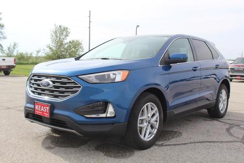 Atlas Blue Metallic 2022 Ford Edge SEL