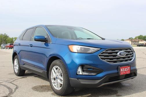 Atlas Blue Metallic 2022 Ford Edge SEL